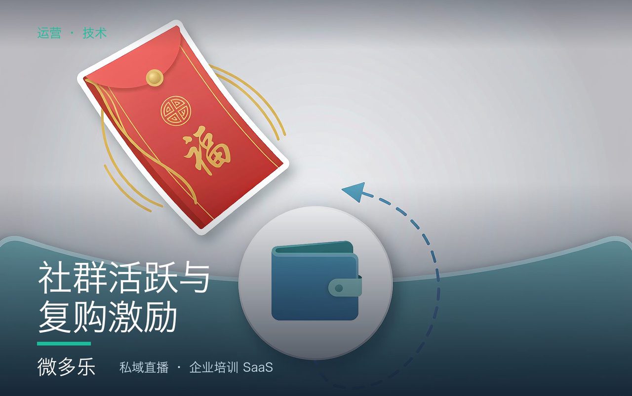 技术方案：社群活跃与复购激励——红包钱包闭环如何把"学习"变成可经营动作（基于微多乐能力）
